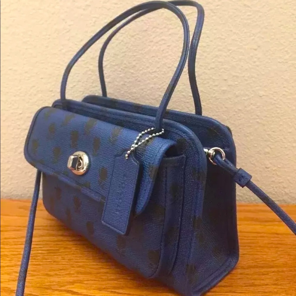 COACH Limited Edition CADY Crossbody Cross Grain Leather Bag